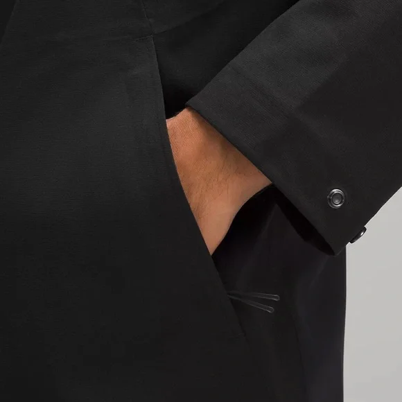 Lululemon New Venture Rain Coat men’s size small color black - Picture 3 of 9
